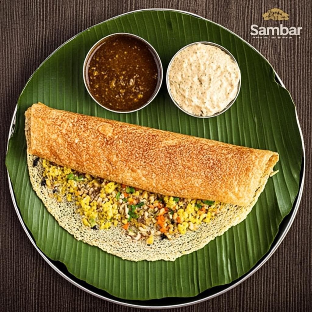 South Indian live counter · hotel banquet